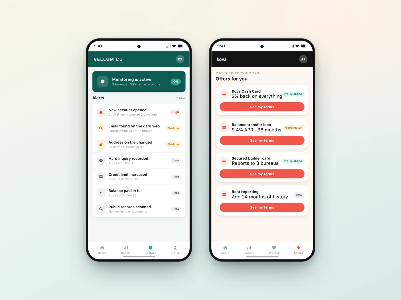 Array Android SDK app screens